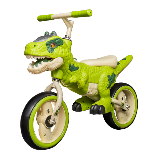 kinderfahrrad dinosaurier 3D Dinosaur Balance Bike with LED & Sound – Dino Driver