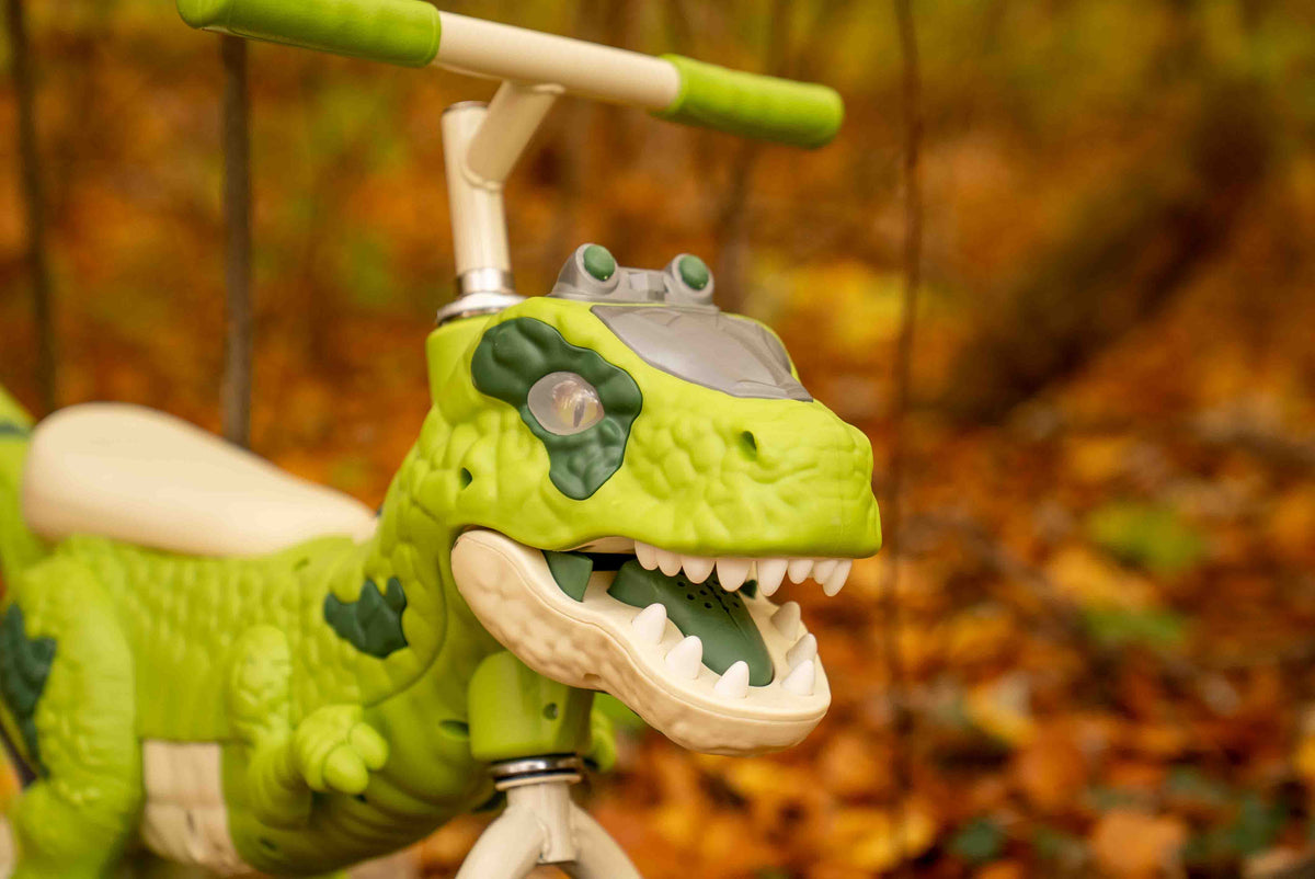 Draisienne Dinosaure Pour Enfants 2 à 8 Ans - Vélo D'Équilibre Avec Sons Et Lumières, Cadre Acier Solide